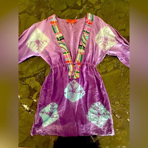 Hale Bob Cabana Embellished Tunic XS - Picture 1 of 5